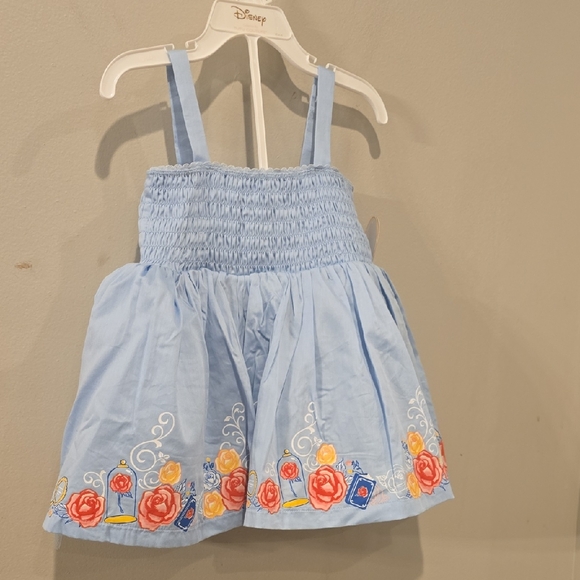 Disney Other - Tutu Couture Disney Collection Beauty And The Beast Smocked Dress Size 24 Months